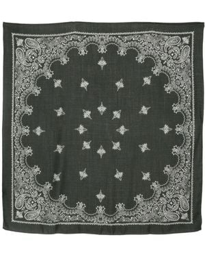 Destin Accessoires ,Groen ,Wol Judy Carre Sjaal 90X 90 Cm
