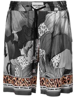 Just Cavalli Casual Shorts - Grigio