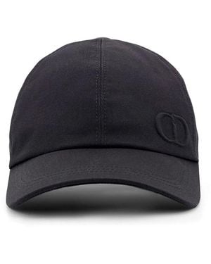 Dior Accessoires ,Zwart ,Serge Gabardine Hat - Blauw