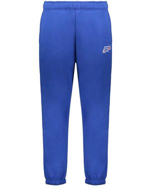 DIESEL Broeken ,Blauw ,Katoen Sportbroek Met Logo