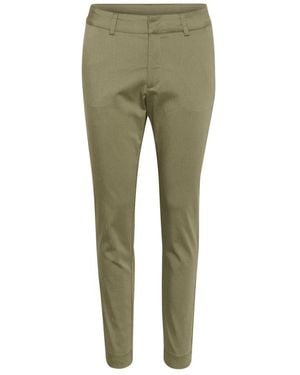 Kaffe Slim-Fit Trousers - Green