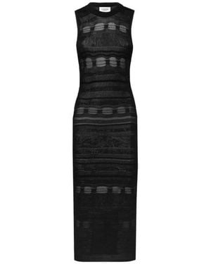 Laneus Midi Dresses - Black