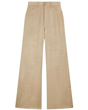 Dondup Wide Trousers - Natural