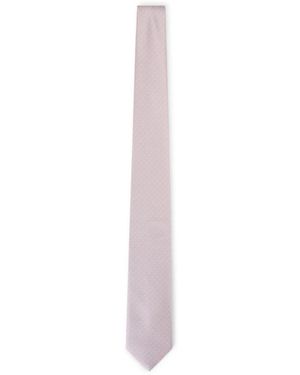 Brioni Standard Krawatte 7X150 - Weiß