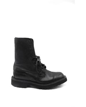 Tricker's Lace-Up Boots - Black