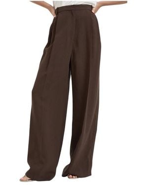 IRO Wide Trousers - Marron
