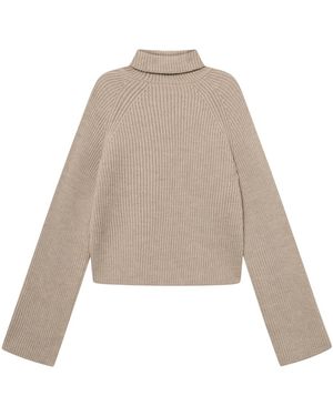 Mark Kenly Domino Tan Turtlenecks - Gris