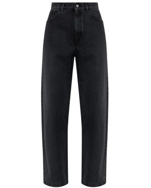 Marni Jeans ,Zwart ,Katoen Wide-Leg Trousers