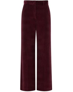 Max Mara Broeken ,Rood ,Katoen Tania Wijde Broek