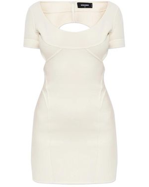 DSquared² Mouwloze Jurk - Naturel