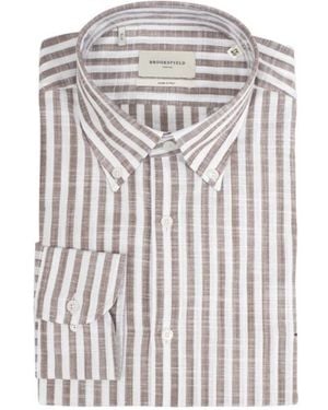 Brooksfield Casual Shirts - White