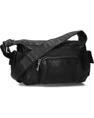 Liebeskind Berlin Elegante Lila Crossbody-Tasche - Schwarz