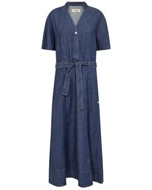 Mos Mosh Shirt Dresses - Blue