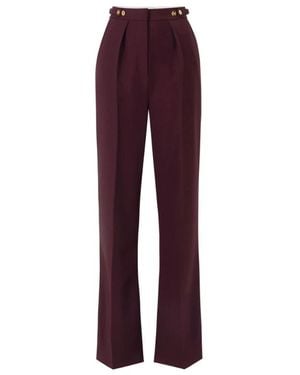 Elisabetta Franchi Wide Trousers - Viola