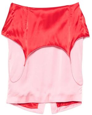 Facon Jacmin Midi Skirts - Red
