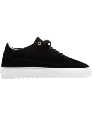 Mason's Nativo Leder Sneaker - Schwarz