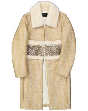 DSquared² Single-Breasted Coats - Neutro