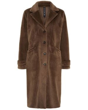 Notyz Faux Fur & Shearling Jackets - Brown