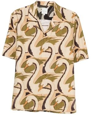 Paul Smith Short Sleeve Shirts - Natural