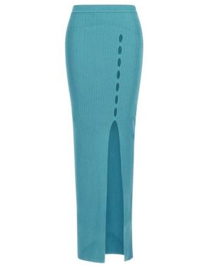 Roberto Cavalli Maxi Skirts - Azul