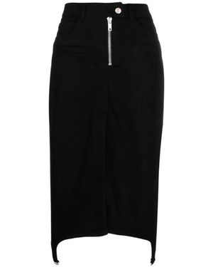 Courreges Denim Skirts - Black