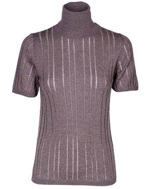 Grifoni Turtlenecks - Purple