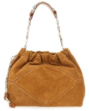 Ba&sh Bucket Bags - Marron