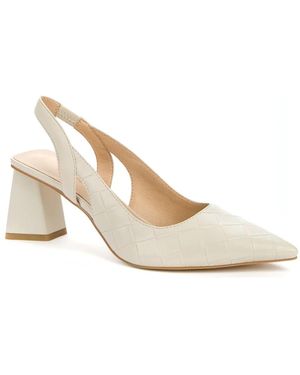Betsy Court Shoes - White
