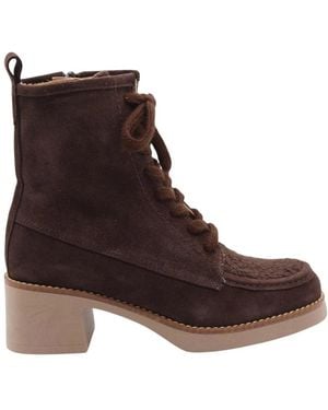 CTWLK Elastischer Knöchelstiefel - Braun