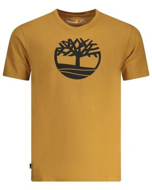 Timberland Cotton T-Shirt - Yellow