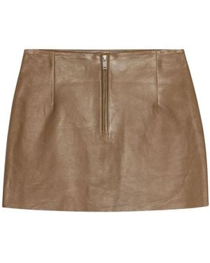 REMAIN Birger Christensen Short Skirts - Brown