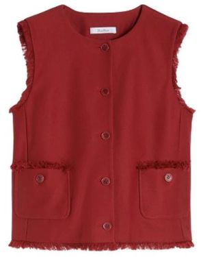 Max Mara Vests - Red