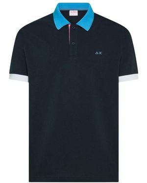 Sun 68 Polo Shirts - Blue