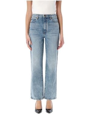 KHAITE Straight Jeans - Blue