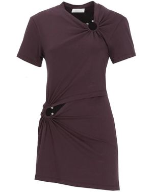 Rabanne Short Dresses - Purple