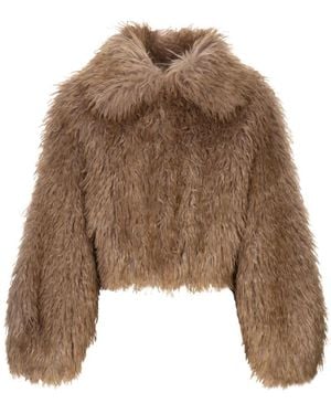 VALENTINI 1972 Faux Fur & Shearling Jackets - Brown