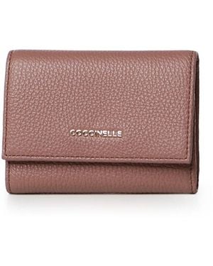 Coccinelle Accessoires ,Roze ,Wallets & Cardholders - Bruin