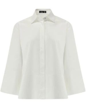 Van Laack Elegante Blouse Pelin - Wit