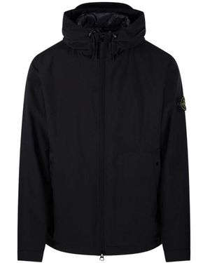Stone Island Short Parka - Zwart