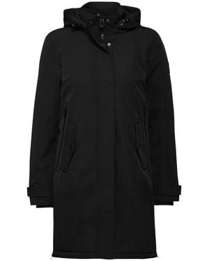 Cecil Parka Mit Abnehmbarer Kapuze - Schwarz