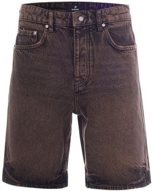 Represent Denim Shorts - Gray
