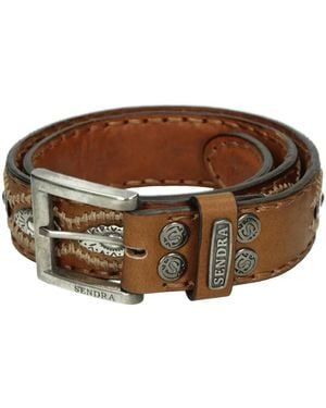 Sendra Cognac Leder Gürtel 7606 Modell - Braun