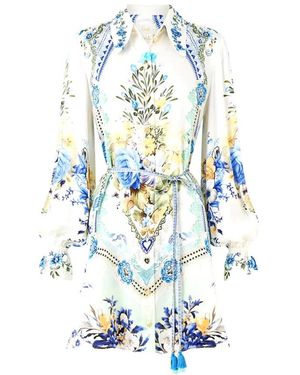 CAMILLA Shirt Dresses - Blue