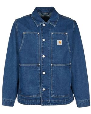 Carhartt Doppelte Frontjacke Für Männer - Blau