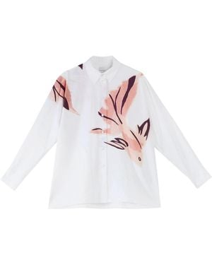 Paul Smith Camicia Le Peche Fish - Weiß