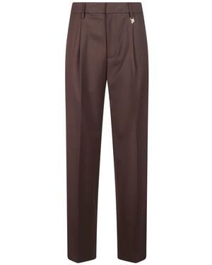 Dondup Wide Trousers - Marron