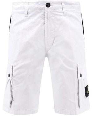 Stone Island Casual Shorts - White