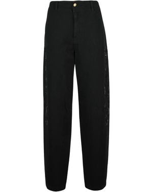 Ermanno Scervino Jeans ,Zwart ,Katoen Loose-Fit Jeans