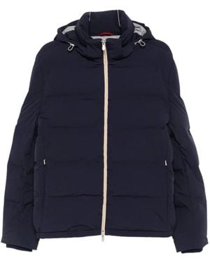 Brunello Cucinelli Mv4061836 C107 Down Jacket - Blauw