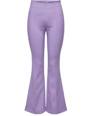 ONLY Wide Trousers - Purple